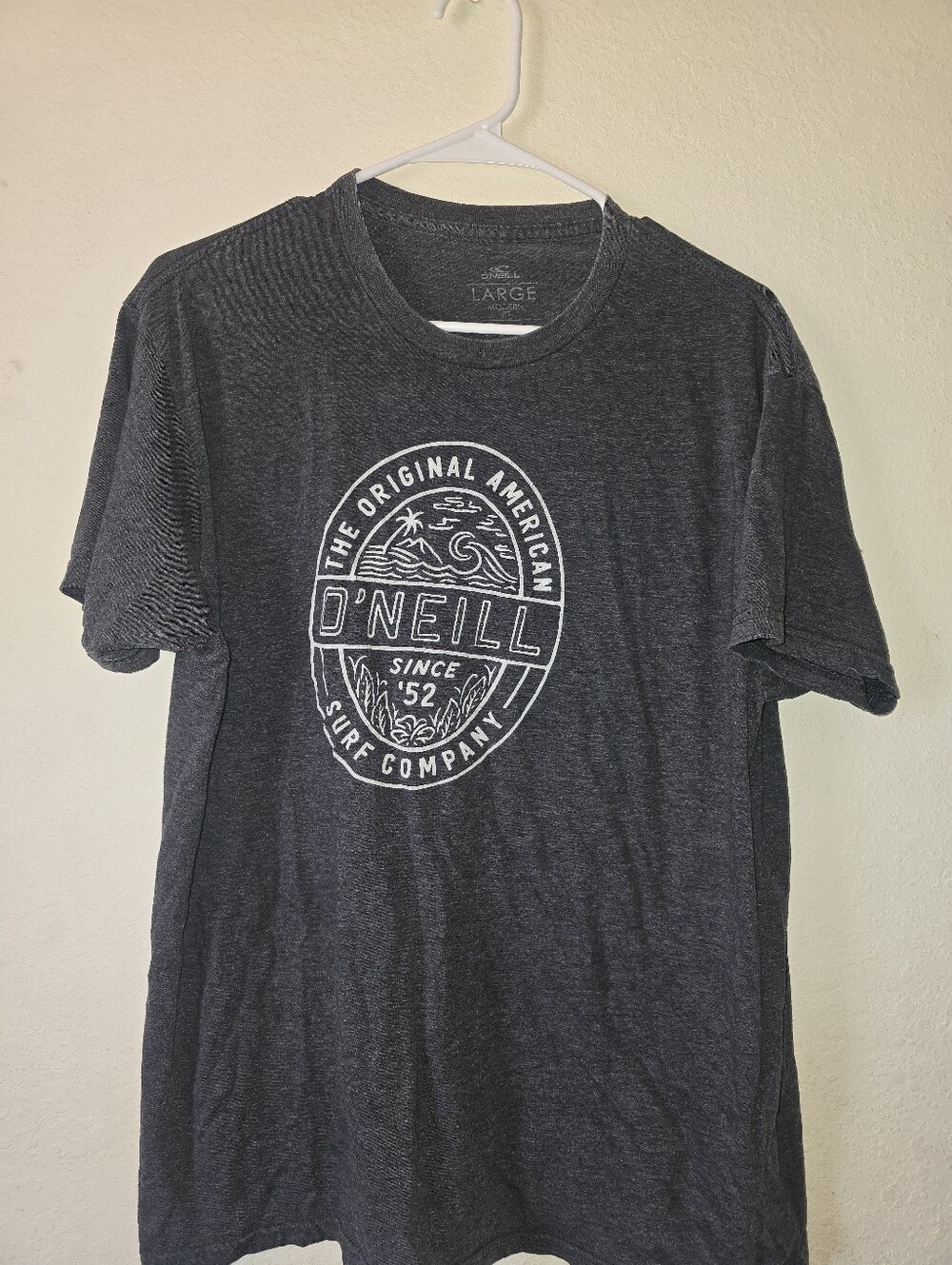O'Neill Men's Large Modern Fit Gray Shirt